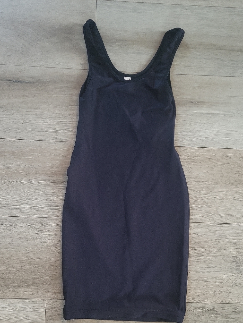 American Apperal l Classic Black Tank Sheath Dress